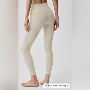 ALO Yoga High-Rise Oatmeal Leggings